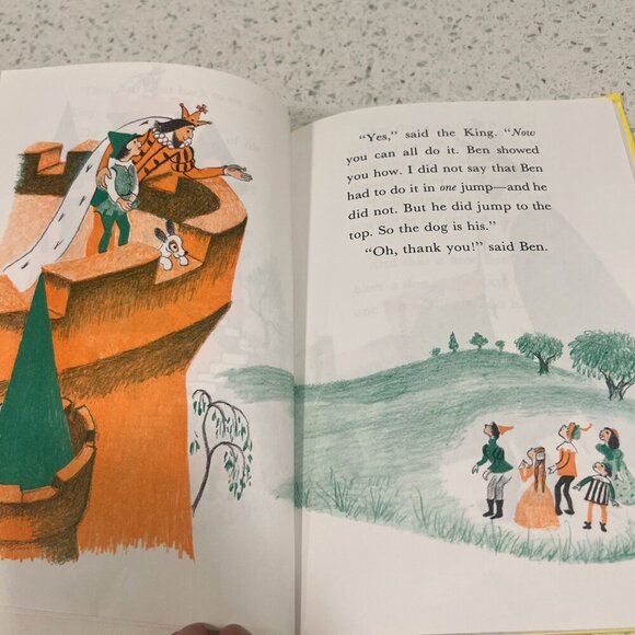 Vintage SUESS Beginner Reader THE BIG JUMP By Benjamin Elkin - Picture 8 of 12